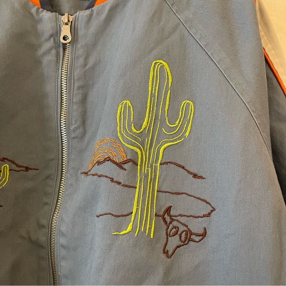 BDG Jacket Embroidered Souvenir Medium New With Tags Cactus - Picture 12 of 12